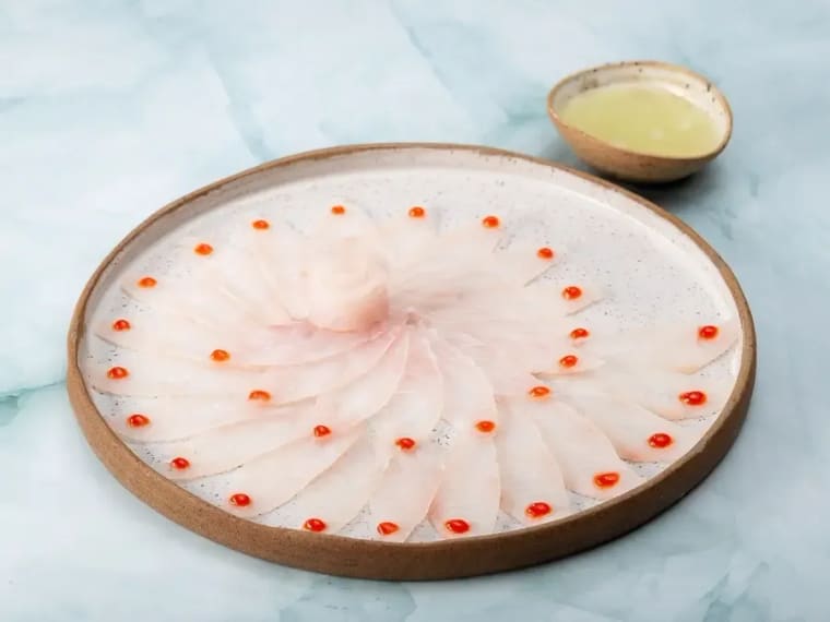Carpaccio de Peixe Branco