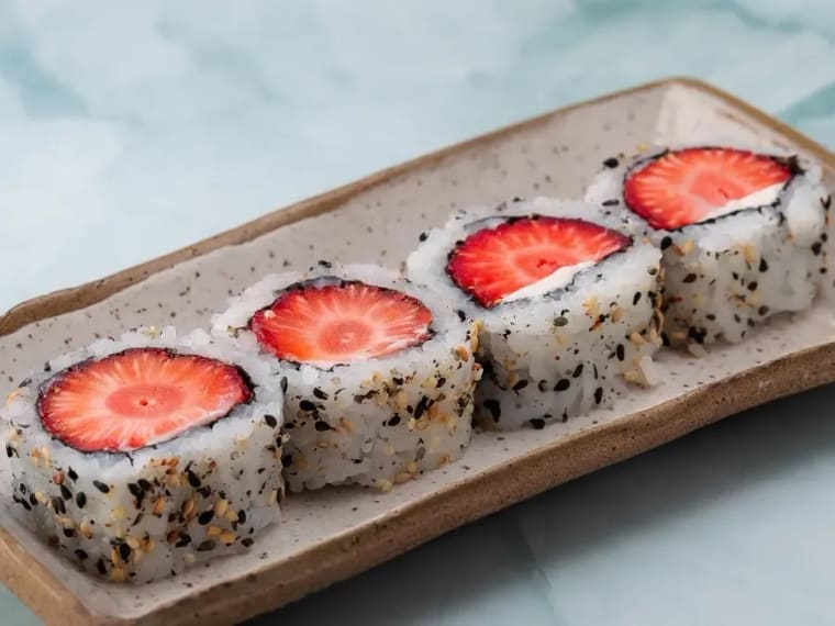 Uramaki de Morango